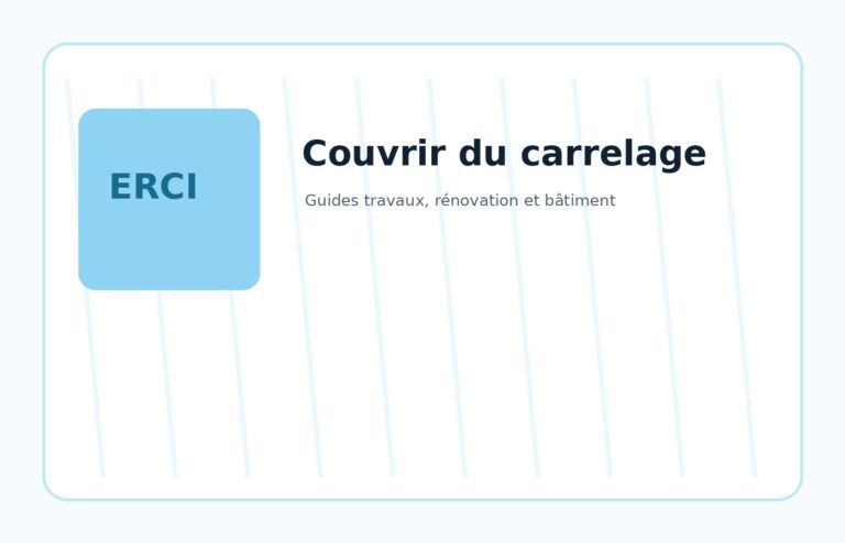 Couvrir du carrelage : solutions, limites et points à contrôler
